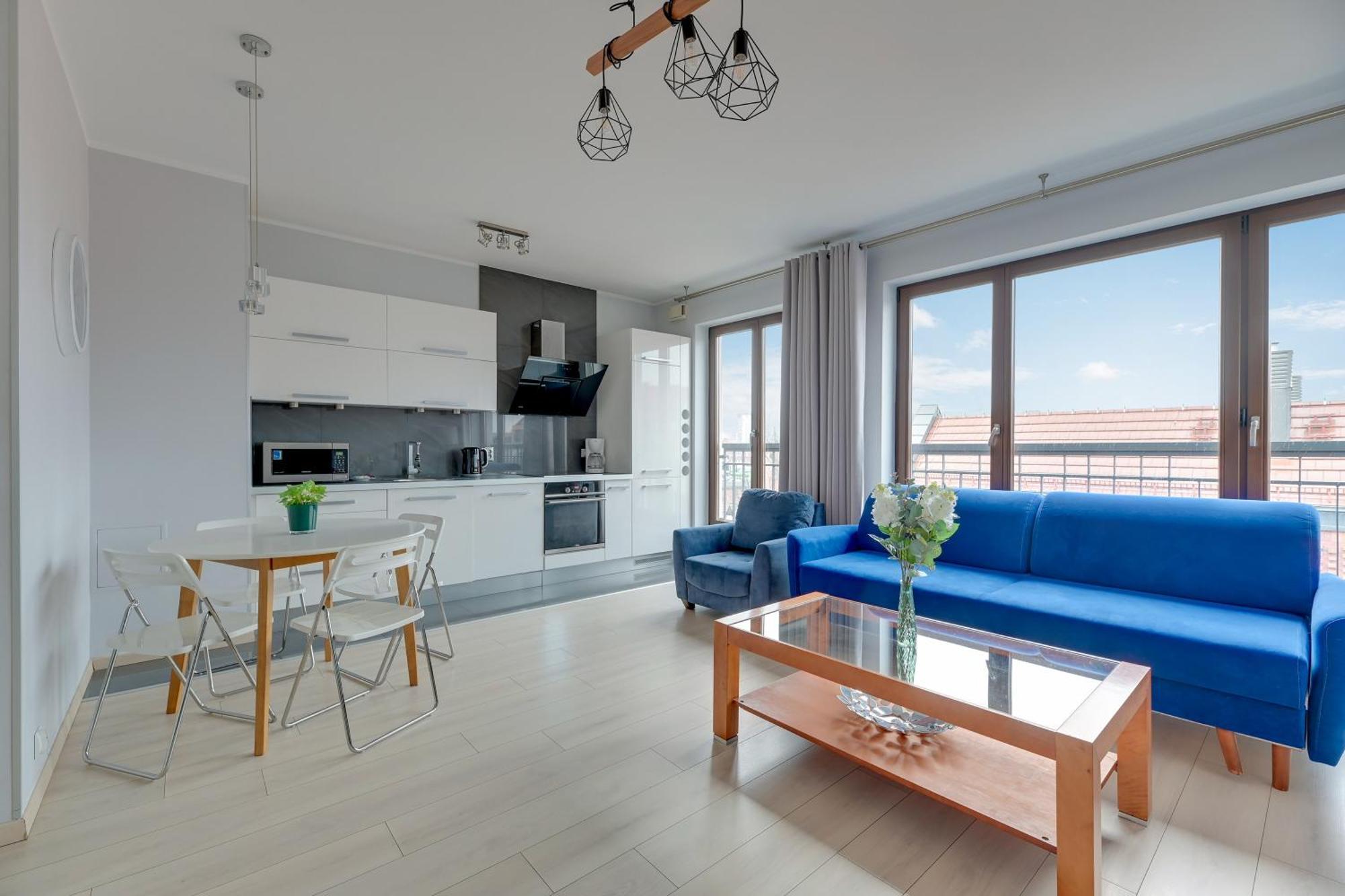 Apartmán Blue Mandarin Marina Gdaňsk Pokoj fotografie