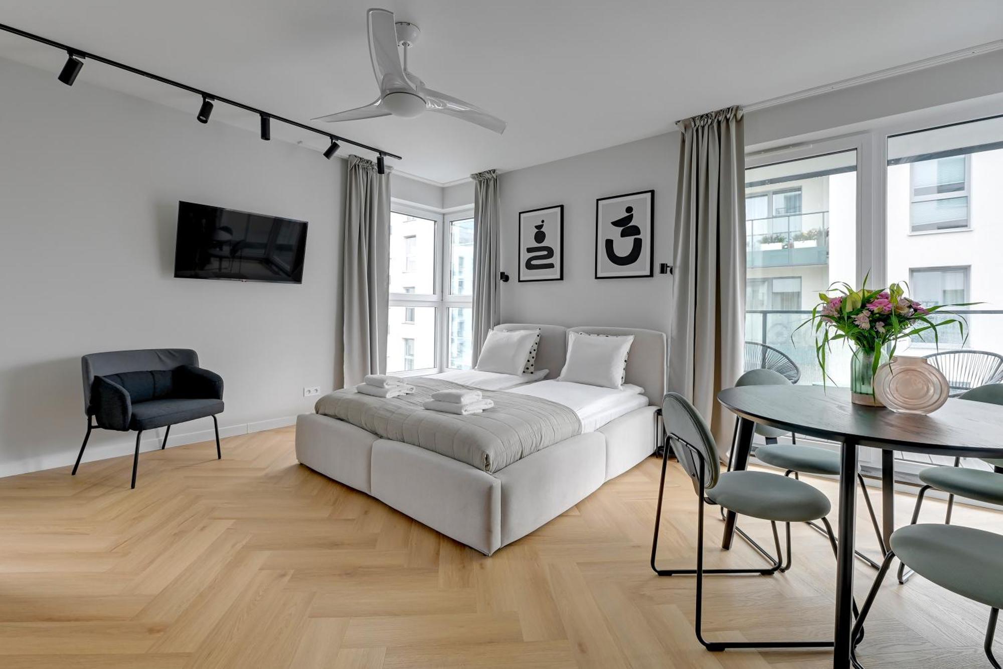 Apartmán Blue Mandarin Marina Gdaňsk Pokoj fotografie