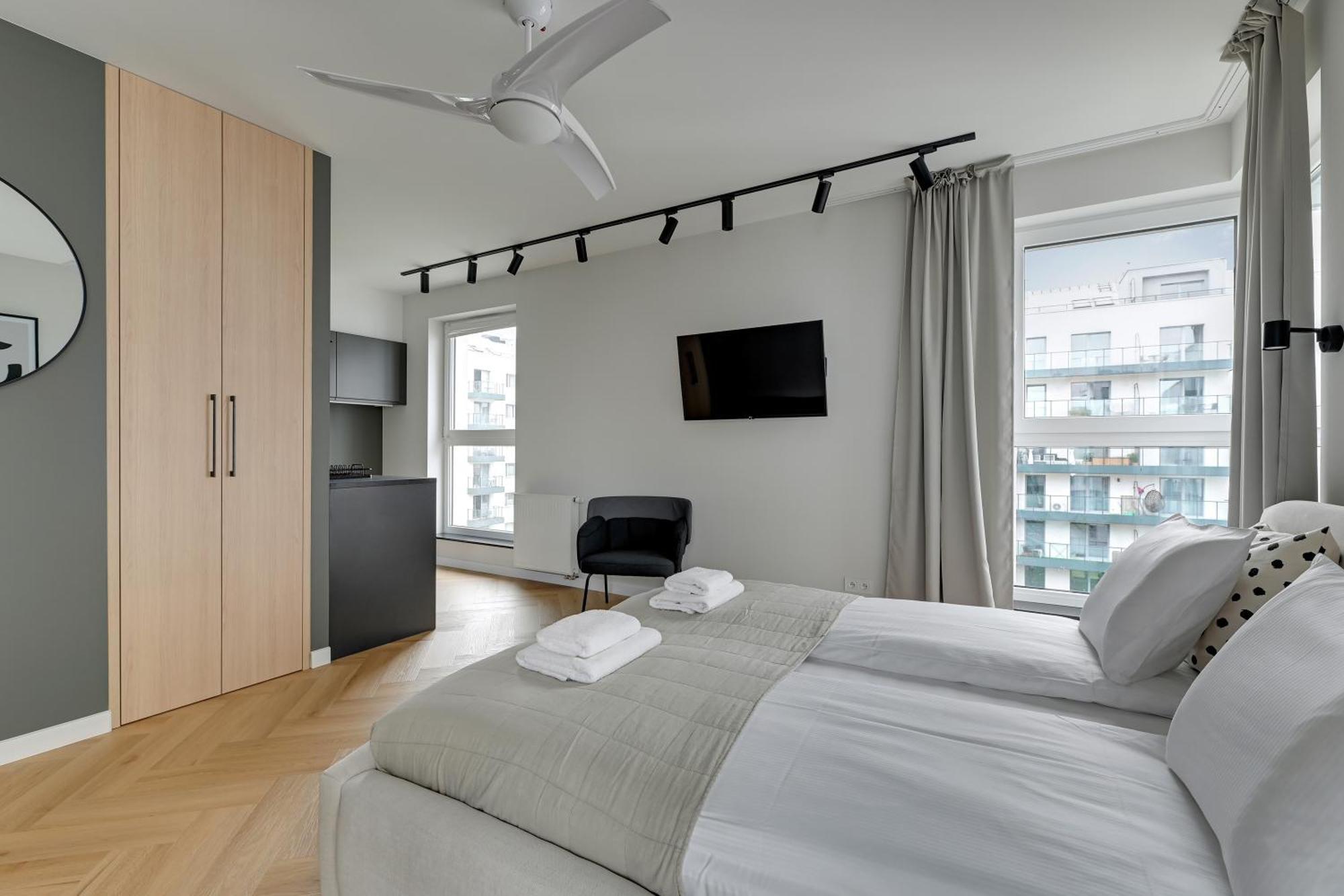 Apartmán Blue Mandarin Marina Gdaňsk Pokoj fotografie