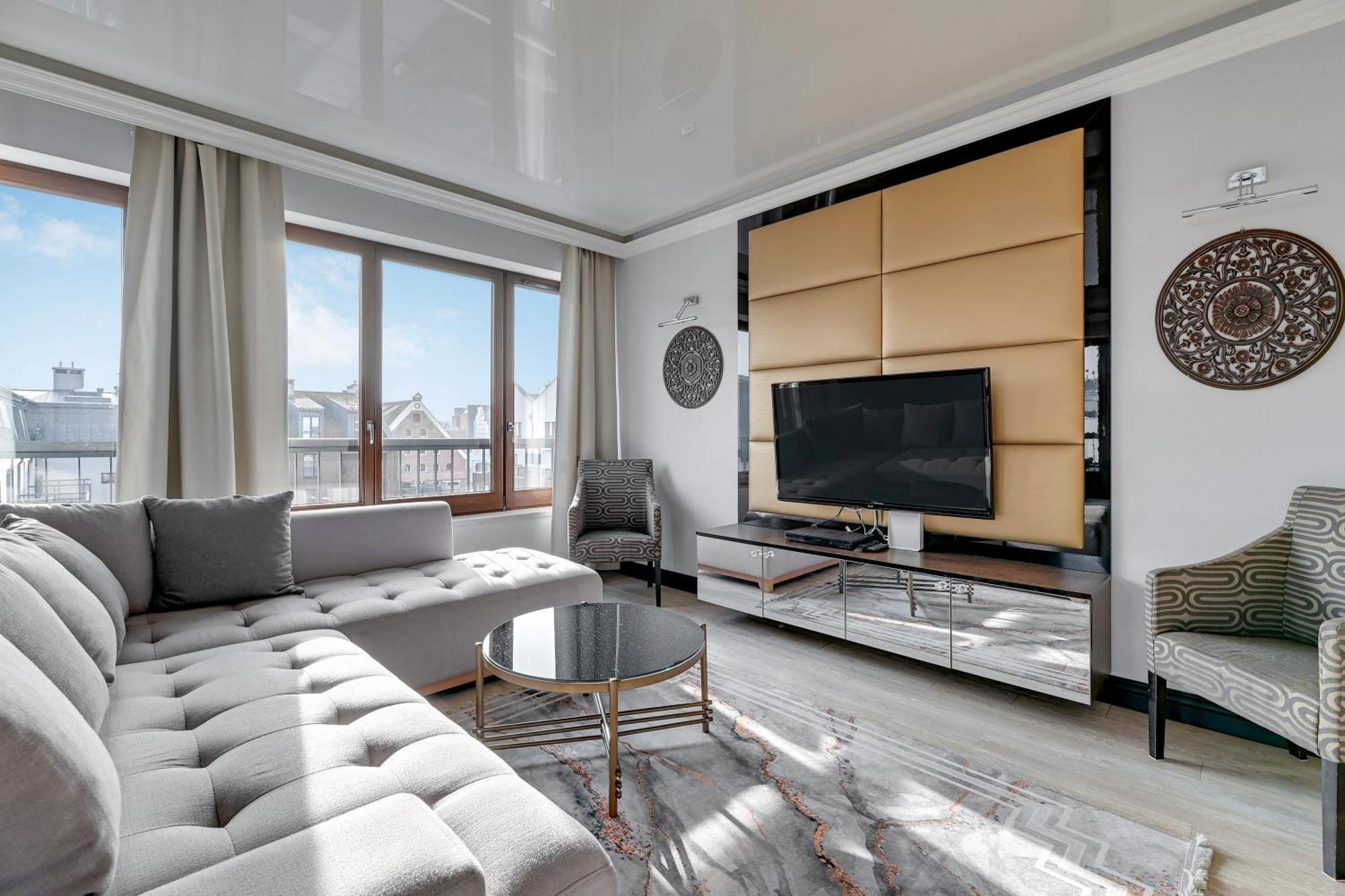 Apartmán Blue Mandarin Marina Gdaňsk Exteriér fotografie