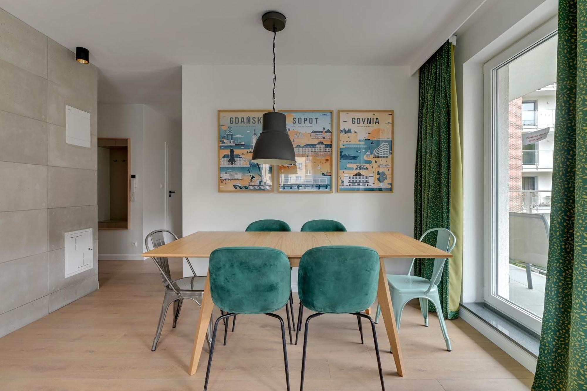 Apartmán Blue Mandarin Marina Gdaňsk Pokoj fotografie