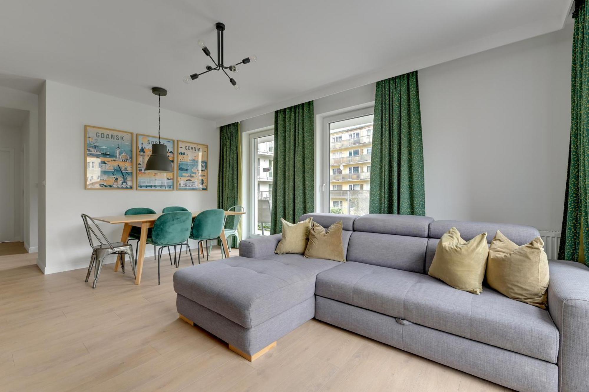 Apartmán Blue Mandarin Marina Gdaňsk Pokoj fotografie
